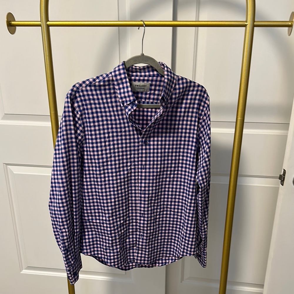 Men's Blue Checkered Shirt
